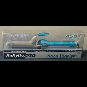 BaBylissPRO Nano Titanium Spring Curling Iron